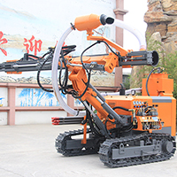 礦用分體式履帶潛孔鉆車 露天用潛孔鉆機 20米履帶潛孔鉆機