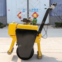 手扶式單鋼輪振動壓路機 重型路面壓實機 小型壓路機