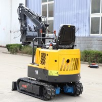 小型挖掘機 履帶式液壓微型挖掘溝渠機 360°旋轉(zhuǎn)履帶挖掘機