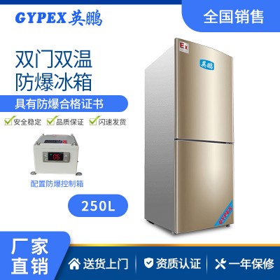 實(shí)驗(yàn)室防爆冰箱-雙門雙溫式 250L