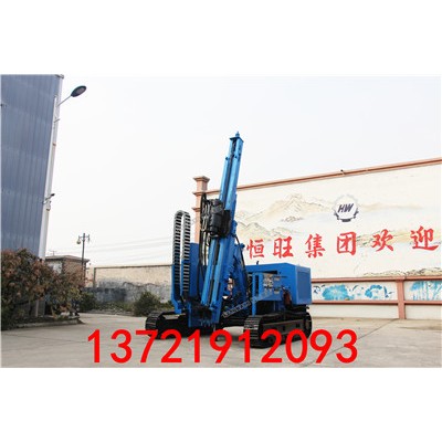 滑移式多功能打樁機 適用于斜坡工作