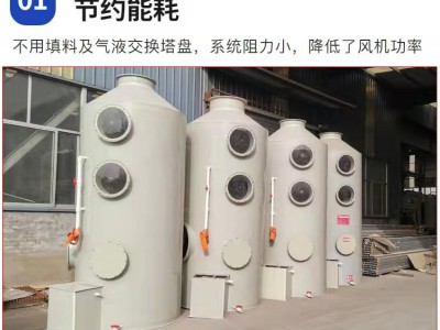 pp噴淋塔 工業除塵水凈化塔 廢氣處理設備