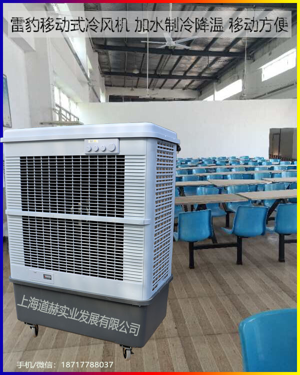 雷豹移動式冷風機加水降溫移動方便
