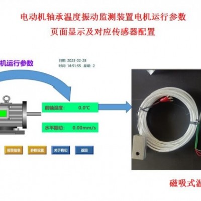 電動機軸承溫度振動監(jiān)測點位傳感器